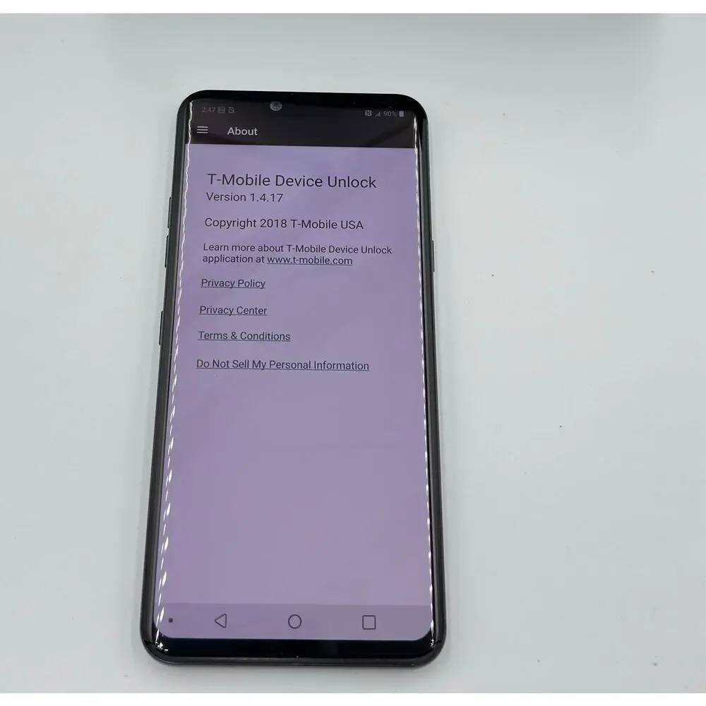 LG G8 ThinQ Android 128GB Black T-Mobile Unlocked Smartphone